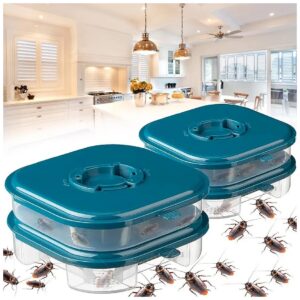 Blue Modern Cockroach Trap for Safe and Easy Cockroach Control with 2 Pieces