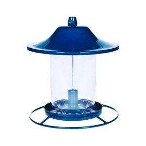 Blue Sparkle Bird Feeder with Squirrel Proof Design