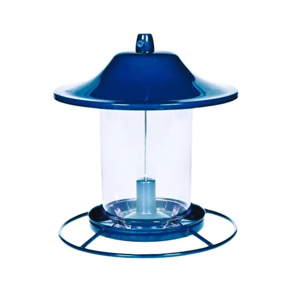 Blue Sparkle Bird Feeder with Squirrel Proof Design