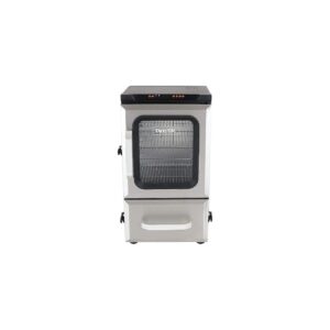 Bluetooth Enabled Electric Smoker with Power Source and Compact Design