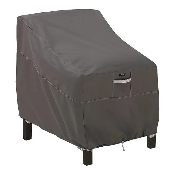 Branded Quality Patio Furniture Cover Dark Taupe Waterproof 38 Inch Deep Seated Chair