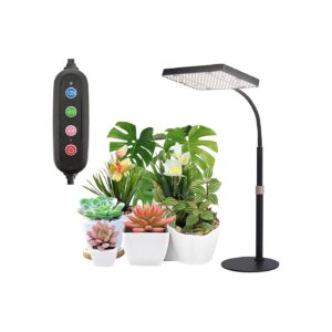 Bright Indoor LED Grow Light with Adjustable Height for Houseplants