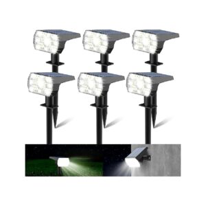 Bright Solar Landscape Lights for Outside - 56LED Outdoor Waterproof Spotlights