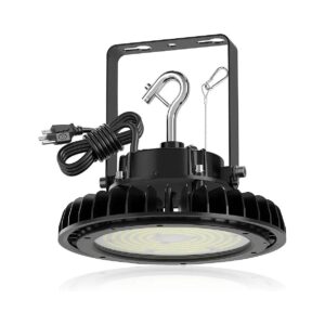 Bright UFO LED High Bay Ceiling Light for Workshop, Gym, and Barn Use