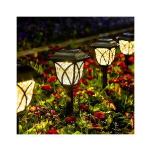 Bright Warm White LED Solar Lights for Outdoor Decoration and Eco Friendly Yard Lighting