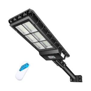 Bright and Energy-Efficient Metal Case Glass Cover Solar Street Light for Outdoor Use