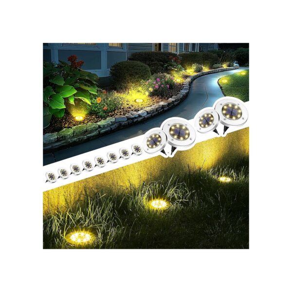 Bright and Long Lasting Solar Ground Lights for Outdoor Pathways and Landscaping