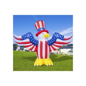 Brighten Up Your Yard with This 4th of July Inflatable Bald Eagle Decoration with LEDs