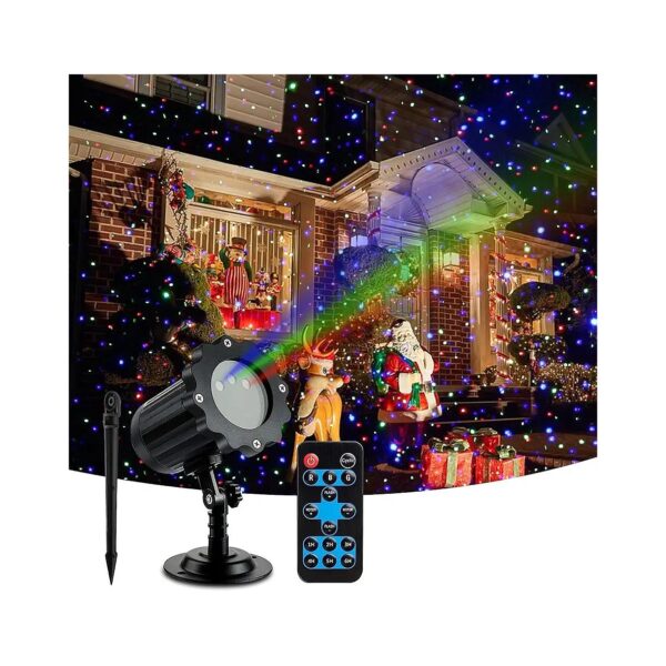 Brightness 3 Colors RGB Laser Christmas Lights Projector for Outdoor Party