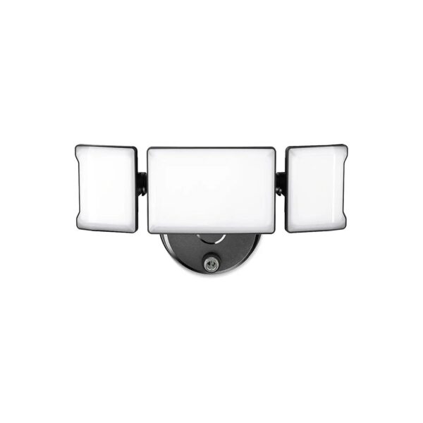 Brightness LED Flood Light with Dusk to Dawn Function, 360deg Coverage, Black Finish