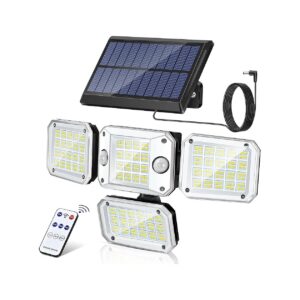 Brightness Solar Powered LED Security Light for Outdoor