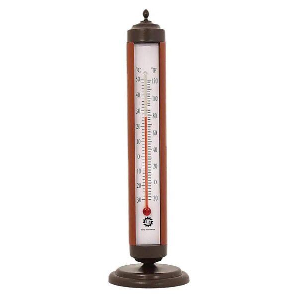 Bronze Tube Indoor Thermometer For Home Or Office Use