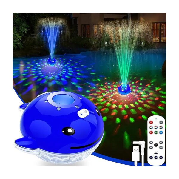 Buddy Pool Fountain with Lights and Waterproof Design for Serene Pool Atmosphere