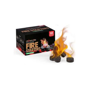 Burning Natural Fire Starters for Solo Stove Mesa, 60 Pack