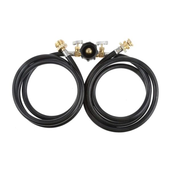 CGA Propane Tank Converter Adapter Hose with QCC1 Type Fitting for 20lbs Gas Tank