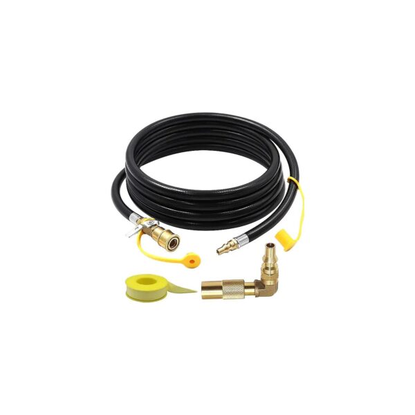 CSA Certified 12FT Quick Connect Propane Hose for RV to Grill