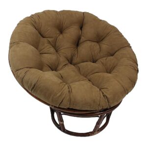 Camel Microsuede Papasan Cushion 1 Count Furniture Cushion