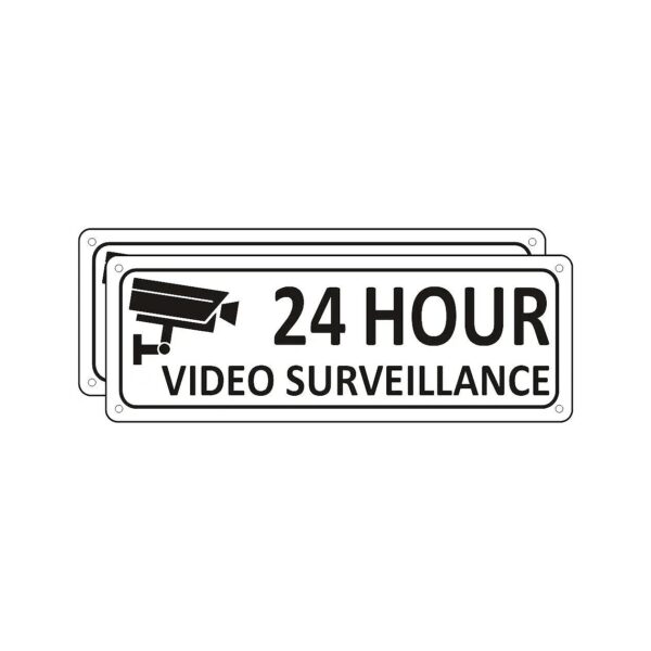 Camera Monitoring and Warning Signs for Home Protection and Security