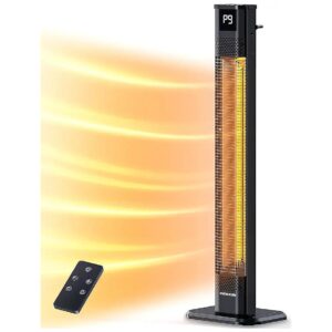 Carbon Infrared Outdoor Heater with Remote for Large Rooms and Enduring Heat