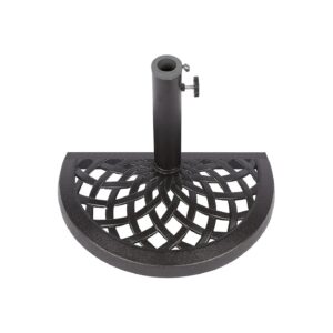 Cast Iron Half Umbrella Base with 7 Inch Diameter for Sale