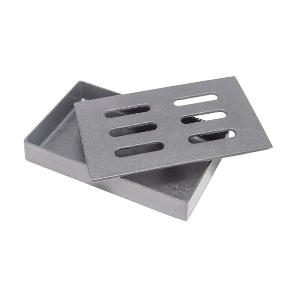 Cast Iron Smoker Box for Gas Grills with Rich Flavor Profile