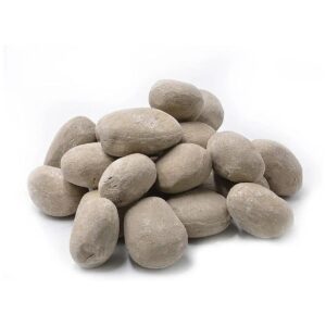 Ceramic Fiber Pebble Stones for Electric Fireplaces and Fire Pits