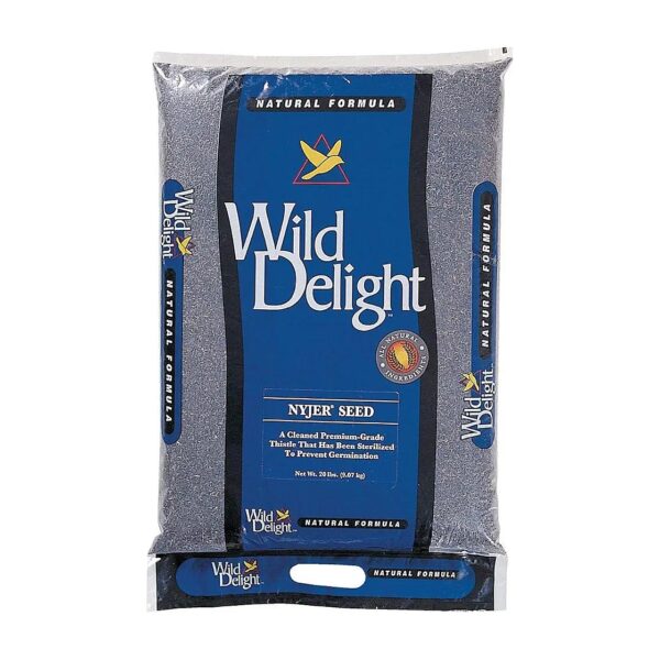 Certified Nyjer Seed 20 Pound Bag For Wild Birds With High Fat