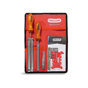 Chain Saw Bar Maintenance Kit with Flat File and Depth Gauge for Easy Adjustments