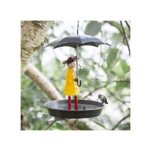 Chain, and Umbrella for Wild Bird Feeding and Garden Decoration