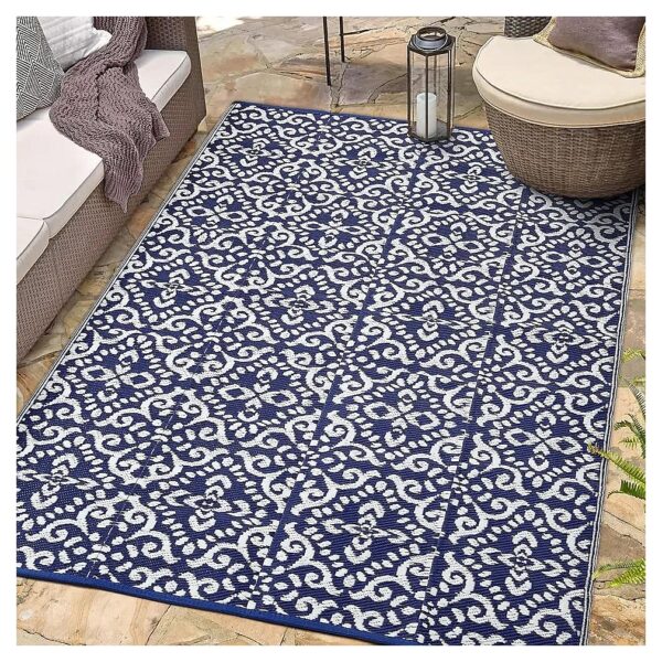 Cheap Large Outdoor Rug for Camping Picnic and RV Trips