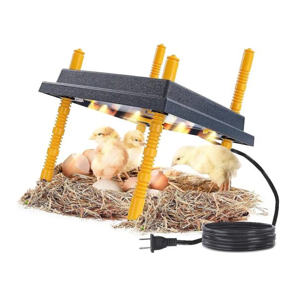 Chicken Brooder Heater Plate with Adjustable Height for Chicks and Ducklings