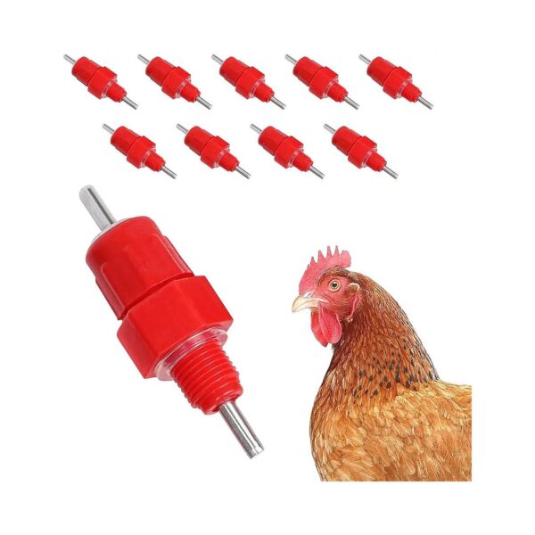 Chicken Waterer Nipple Drinking Fountain Automatic Water Feeder