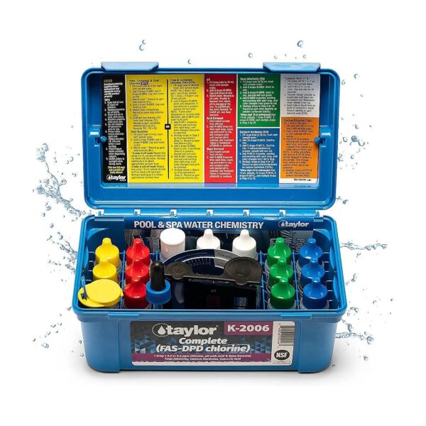 Chlorine FAS DPD Test Kit for Pool Water Health and Safety