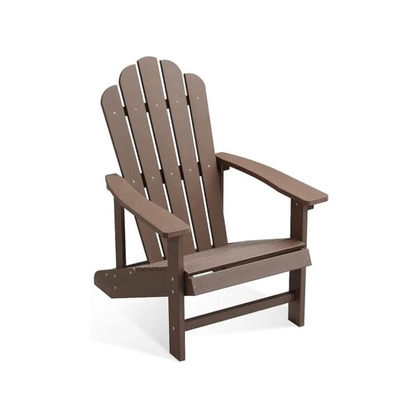 Classic Adirondack Design Chair with Polystyrene Material and 350 lbs Load Capacity