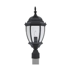 Classic Black Aluminum Outdoor Sconce Lantern Lighting Fixture Modern Design