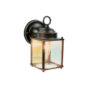 Classic Design Wall Light with Clear Glass and Oil Rubbed Bronze Finish