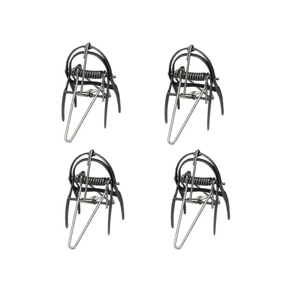 Classic Mole Trap for Effective Pest Control, 4-Pack No-Electric