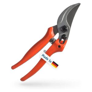 Classic Orange Pruning Shears for Rose Gardening