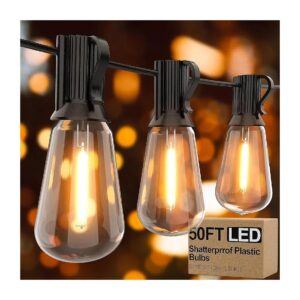 Classic Outdoor String Lights for Wedding Party Patio Deck Garden with 27 LED Bulbs