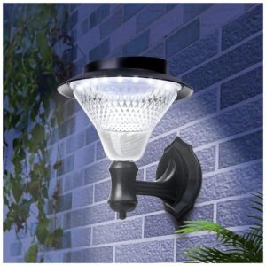 Classic Solar Wall Lights for Outdoor Use with Auto On/Off Function and 16 LED Beads