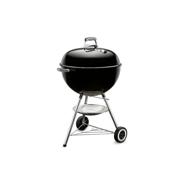 Classic Style Charcoal Grill with One-Touch Cleaning System and Removable Ash Catcher