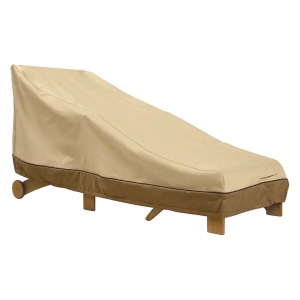 Classic Veranda Patio Day Chaise Lounge Cover Pebble/Bark/Earth Premium Quality