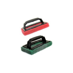 Clean and Shine Grill Grates and Kitchen Utensils with This Scouring Pad with Handle