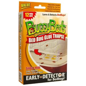 Clear and Yellow Box Bed Bug Traps for Home Use 12 Pack