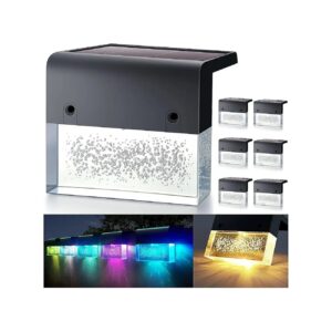 Color Changing, 2 Lighting Modes, Weatherproof, 6 Pack