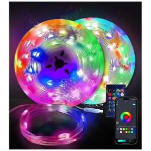 Color Changing LED Strip Light 16 Colors LED Rope Lights with Remote Control