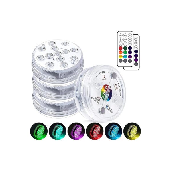 Color-Changing LED Pool Lights with 16 Dynamic Colors for Inground Above Ground Pools