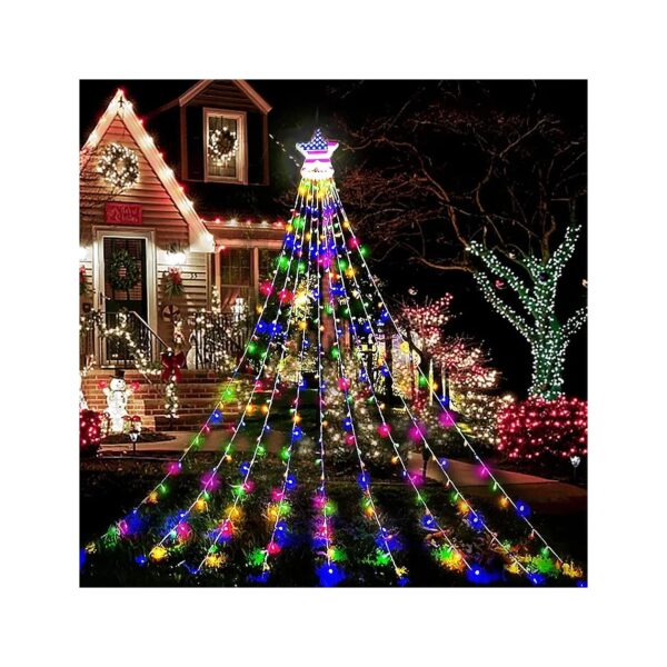 Colorful LED Christmas Lights for Indoor and Outdoor Use