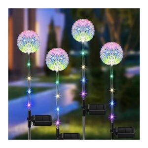 Colorful Solar Outdoor Lights for Yard Patio Landscape Decoration