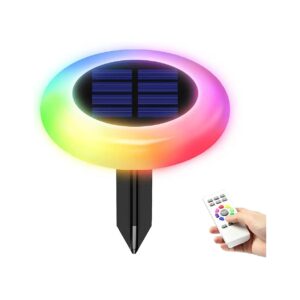 Colorful Solar Pathway Lights for Yard and Garden Decor